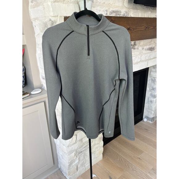 Adidas Women's Black 1/4-Zip Golf Pullover Size L - Picture 5 of 8